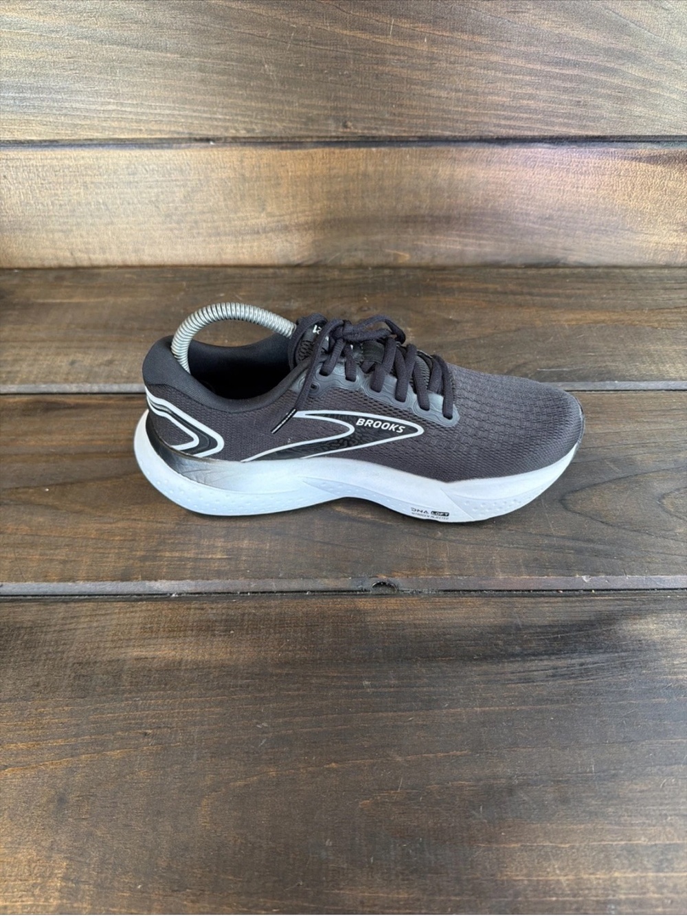 Brooks Glycerin 21 Black & White Sneakers Running Shoes Women Size 8.5 B - Picture 10 of 11